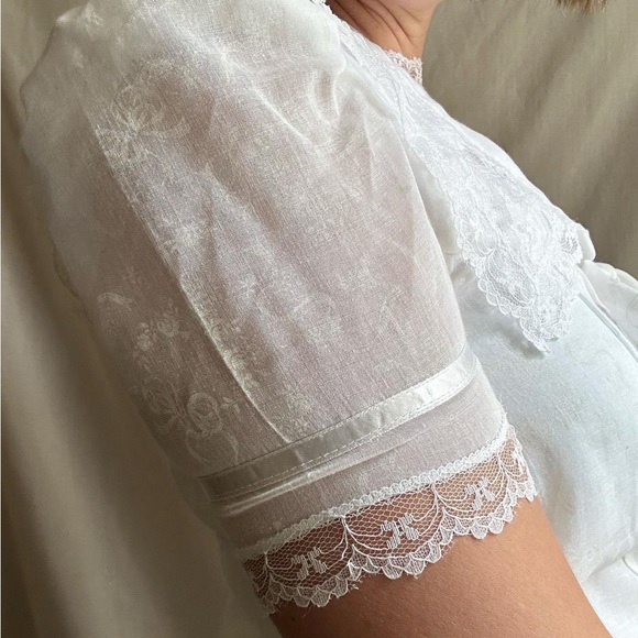 Vintage Gunne Sax Victorian Sailor Drop Waist Dress - Picture 4 of 6